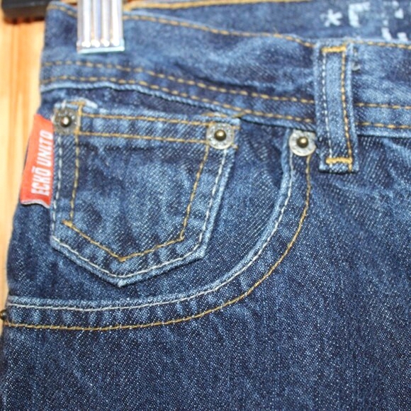 Ecko Unltd. Blue Wash Jeans - Youth Size 12 - Picture 3 of 13